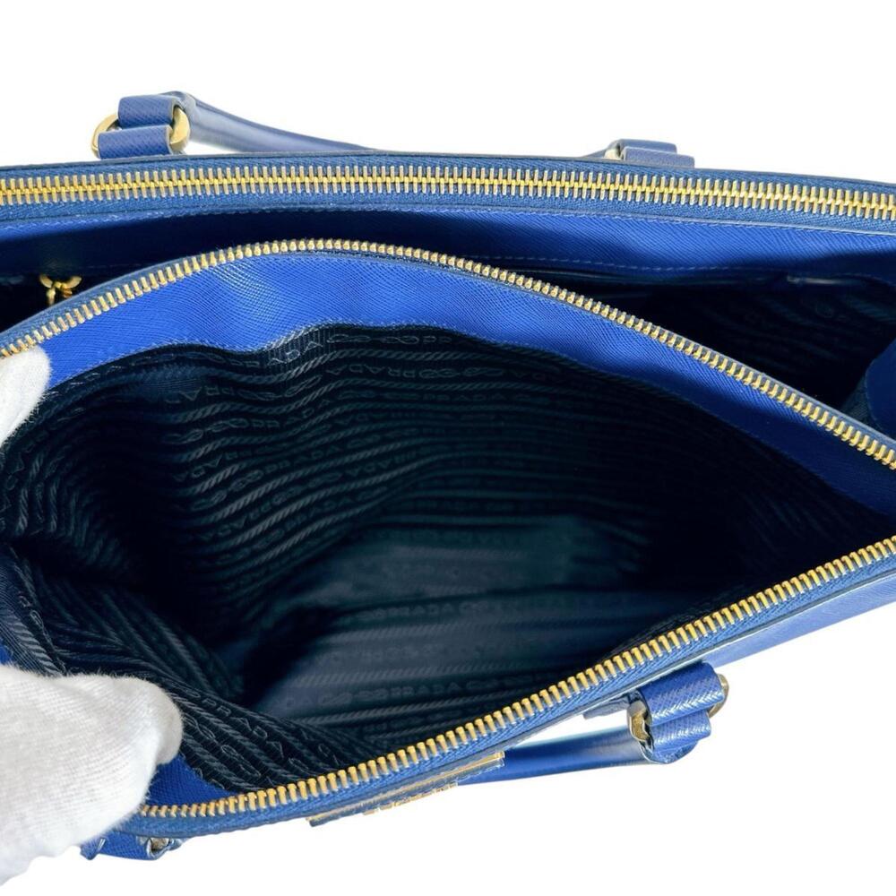 PRADA Blue Leather Shoulder Bag - Picture 16 of 16